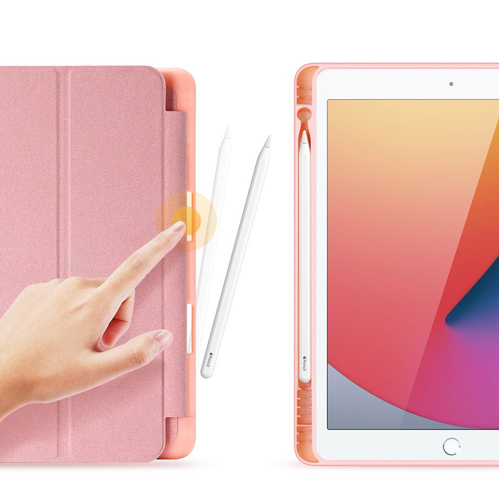 DUX DUCIS DOMO Series for iPad 10.2 (2021) / (2020) / (2019) Case Tri-Fold Stand PU Leather Smart Tablet Cover