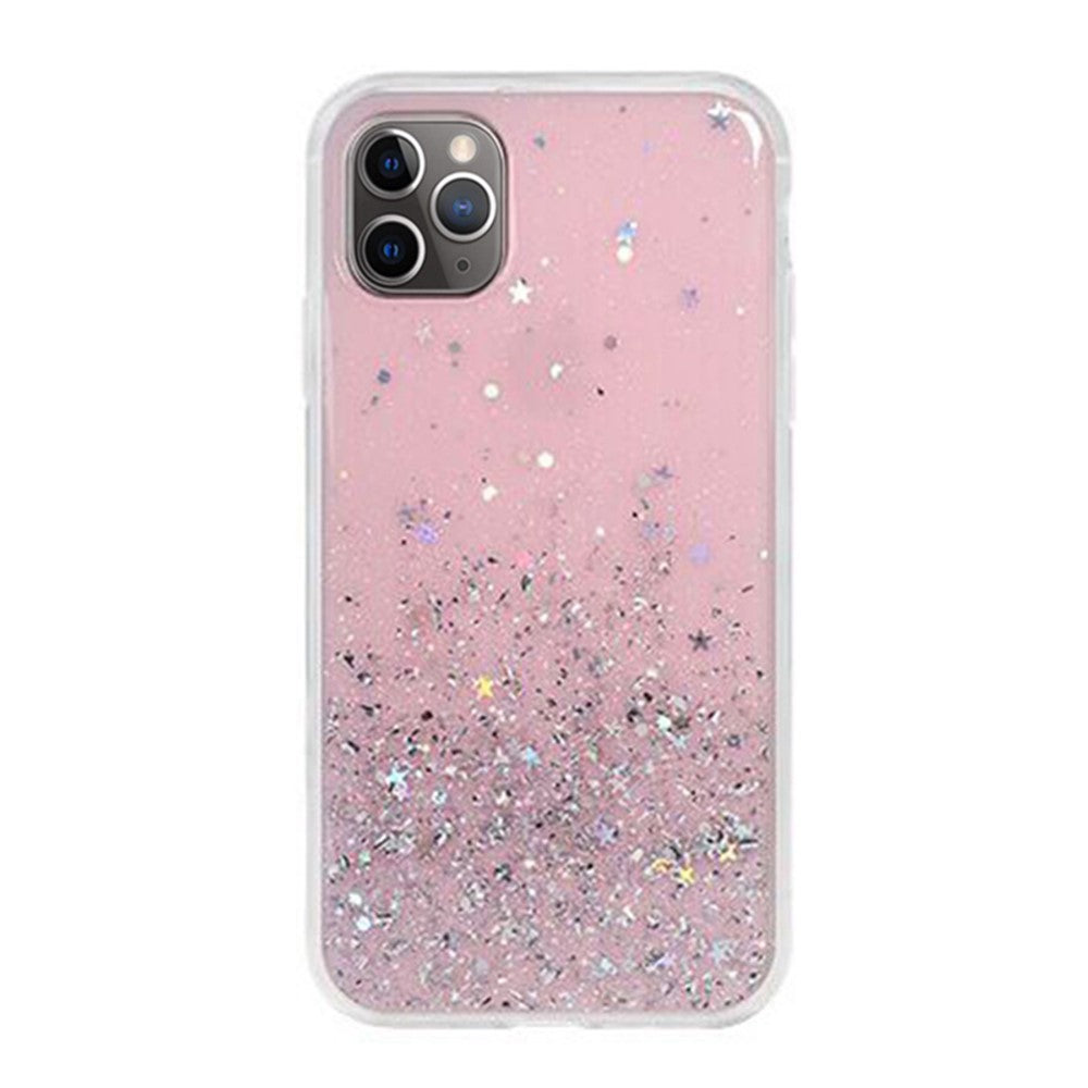 Telefoncover med guldfolieret glimmer til iPhone 11 Pro Max 6,5 tommer (2019)