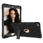 Shockproof Anti-fingerprint Dustproof TPU + PC Combo Tablet Cover with Kickstand for iPad 10.2 (2021)/(2020)/(2019)