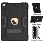 Shockproof Anti-fingerprint Dustproof TPU + PC Combo Tablet Cover with Kickstand for iPad 10.2 (2021)/(2020)/(2019)