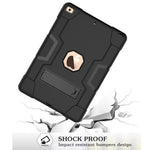 Shockproof Anti-fingerprint Dustproof TPU + PC Combo Tablet Cover with Kickstand for iPad 10.2 (2021)/(2020)/(2019)