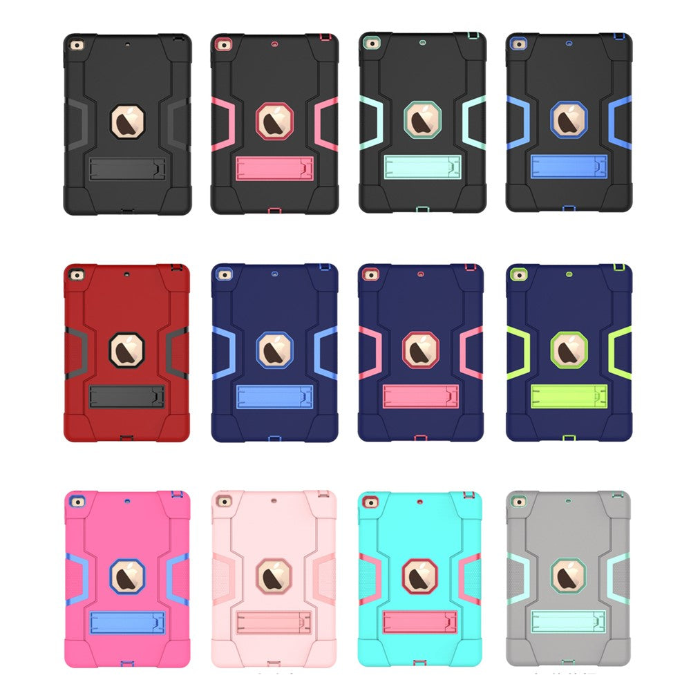 Shockproof Anti-fingerprint Dustproof TPU + PC Combo Tablet Cover with Kickstand for iPad 10.2 (2021)/(2020)/(2019)