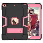 Shockproof Anti-fingerprint Dustproof TPU + PC Combo Tablet Cover with Kickstand for iPad 10.2 (2021)/(2020)/(2019)