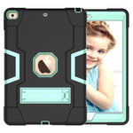 Shockproof Anti-fingerprint Dustproof TPU + PC Combo Tablet Cover with Kickstand for iPad 10.2 (2021)/(2020)/(2019)
