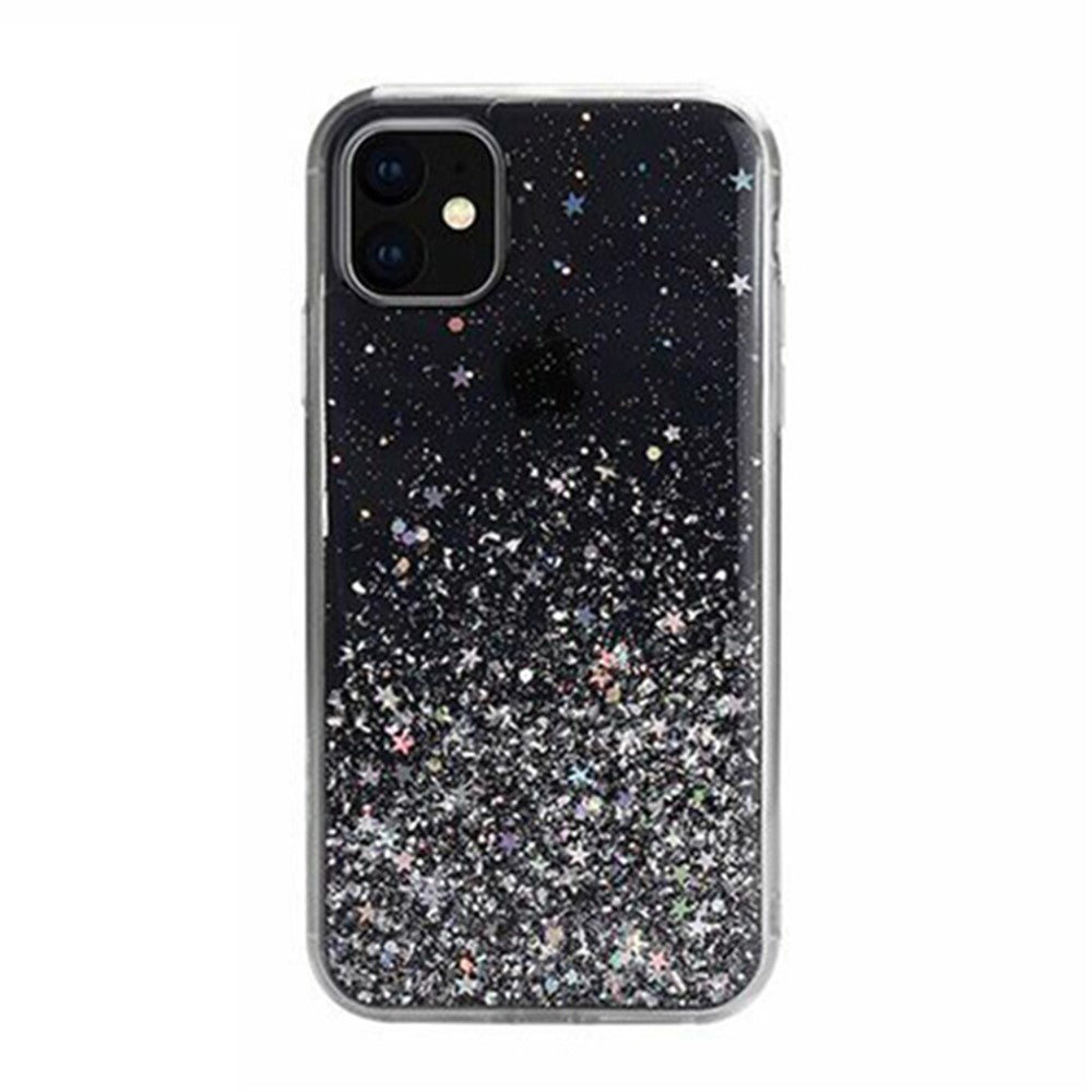 Glitter Sequins Inlaid Style TPU Phone Casing for iPhone 11 Pro 5.8-inch