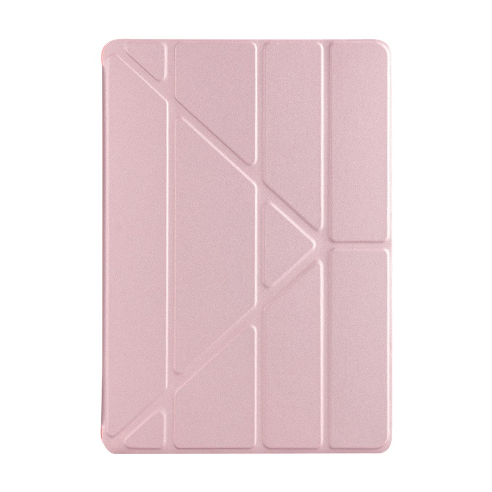 Lædercover til iPad 10.2 (2021) / (2020) / (2019) med Origami-stander og beskyttende skal
