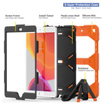 Ridsefast Stødsikker Kickstand PC+Silikone Tablet Hybridcover til iPad 10.2 (2020)/(2019)