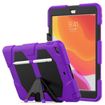 Ridsefast Stødsikker Kickstand PC+Silikone Tablet Hybridcover til iPad 10.2 (2020)/(2019)