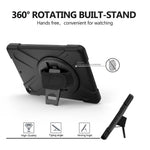 360 Degree Swivel Kickstand PC + Silicone Hybrid Case for iPad 10.2 (2021) / (2020) / (2019)