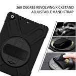 360 Degree Swivel Kickstand PC + Silicone Hybrid Case for iPad 10.2 (2021) / (2020) / (2019)