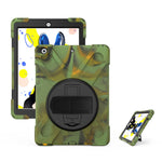 360 Degree Swivel Kickstand PC + Silicone Hybrid Case for iPad 10.2 (2021) / (2020) / (2019)