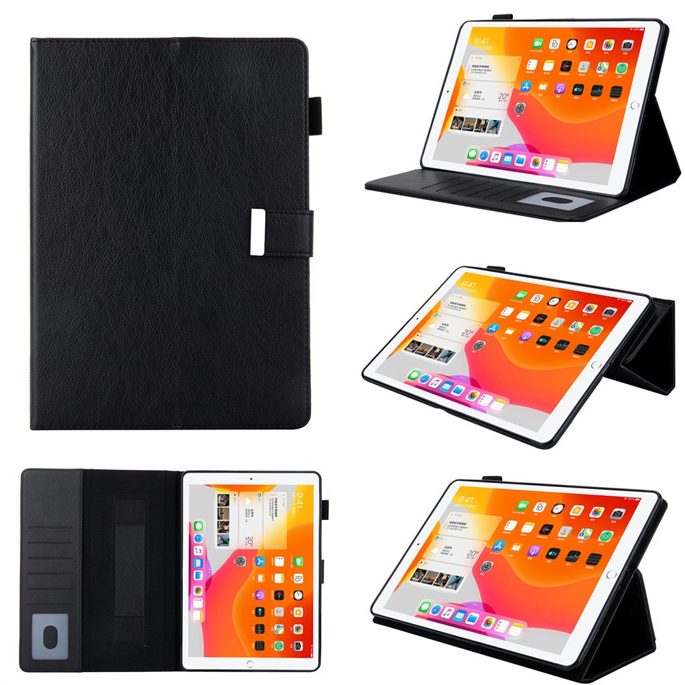 Multiple Viewing Foldable Stand Leather Wallet Tablet Case for iPad 10.2 (2021)/(2020)/(2019)/Pro 10.5-inch (2017)/Air 10.5 inch (2019)