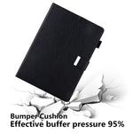 Multiple Viewing Foldable Stand Leather Wallet Tablet Case for iPad 10.2 (2021)/(2020)/(2019)/Pro 10.5-inch (2017)/Air 10.5 inch (2019)