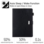 Multiple Viewing Foldable Stand Leather Wallet Tablet Case for iPad 10.2 (2021)/(2020)/(2019)/Pro 10.5-inch (2017)/Air 10.5 inch (2019)