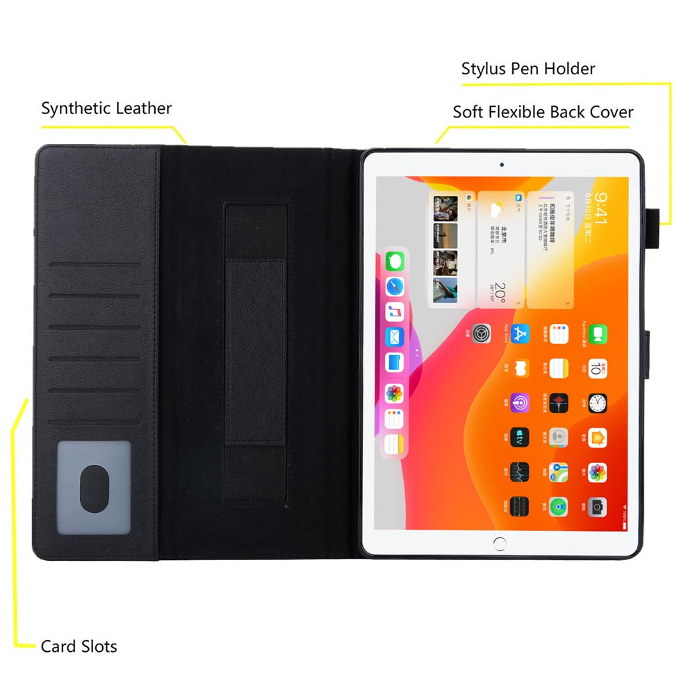 Multiple Viewing Foldable Stand Leather Wallet Tablet Case for iPad 10.2 (2021)/(2020)/(2019)/Pro 10.5-inch (2017)/Air 10.5 inch (2019)
