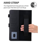 Multiple Viewing Foldable Stand Leather Wallet Tablet Case for iPad 10.2 (2021)/(2020)/(2019)/Pro 10.5-inch (2017)/Air 10.5 inch (2019)