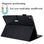 Multiple Viewing Foldable Stand Leather Wallet Tablet Case for iPad 10.2 (2021)/(2020)/(2019)/Pro 10.5-inch (2017)/Air 10.5 inch (2019)