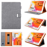 Multiple Viewing Foldable Stand Leather Wallet Tablet Case for iPad 10.2 (2021)/(2020)/(2019)/Pro 10.5-inch (2017)/Air 10.5 inch (2019)