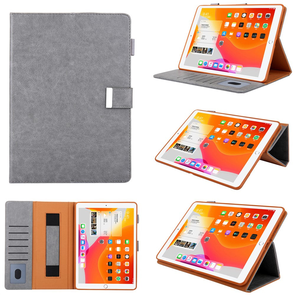 Multiple Viewing Foldable Stand Leather Wallet Tablet Case for iPad 10.2 (2021)/(2020)/(2019)/Pro 10.5-inch (2017)/Air 10.5 inch (2019)