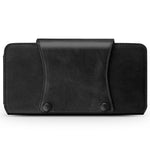 QIALINO Quality Cowhide Leather Holster Case Waist Bag for iPhone 16 / 16 Pro / 11 Pro Max 6.5-inch