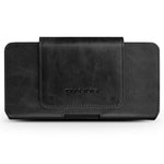 QIALINO Quality Cowhide Leather Holster Case Waist Bag for iPhone 16 / 16 Pro / 11 Pro Max 6.5-inch