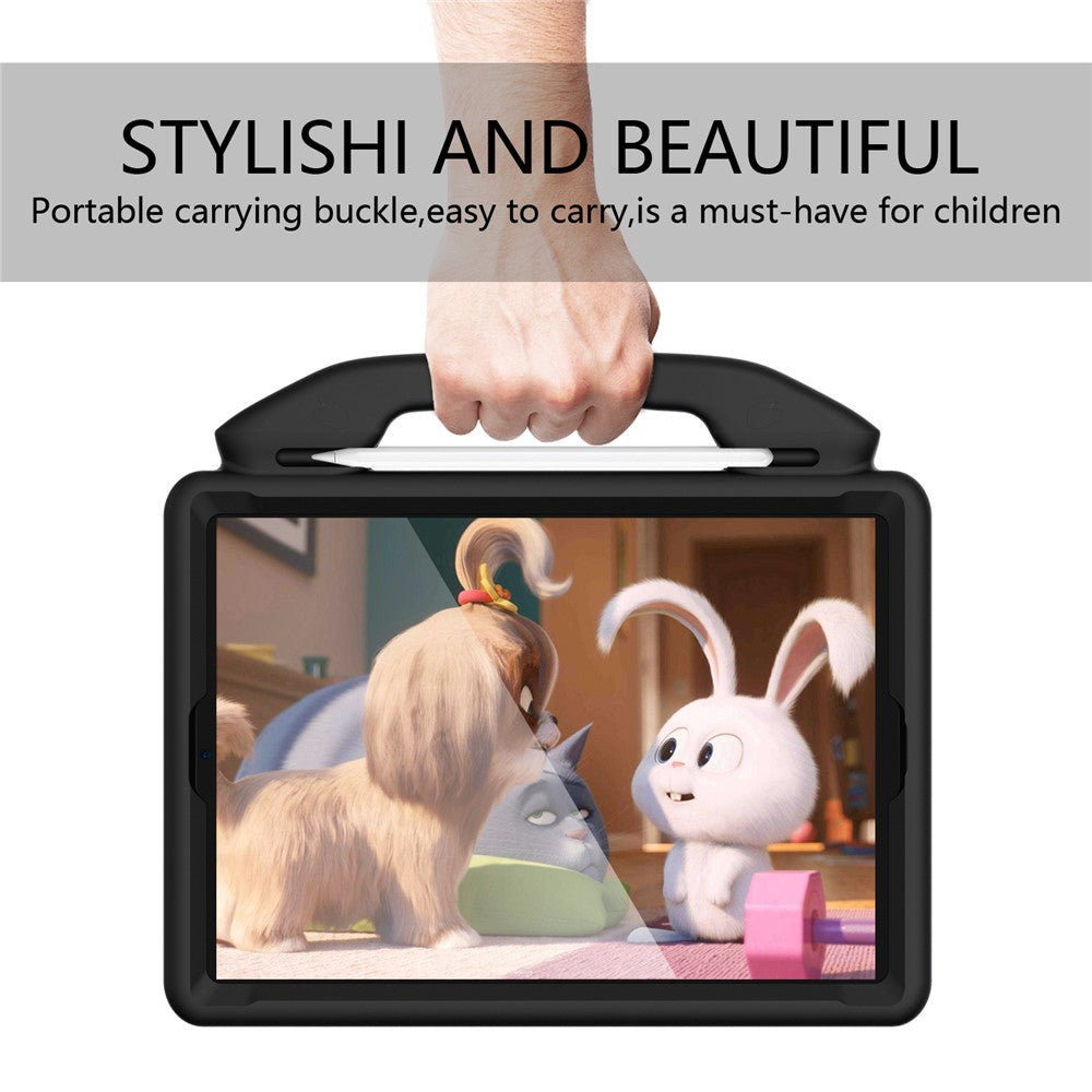 Stødsikkert EVA-cover med tommelfingerstøtte og tabletbeskyttelse til iPad 10.2 (2021)/(2020)/(2019)/iPad Pro 10.5 tommer (2017)/iPad Air 10.5 tommer (2019)/iPad Pro 11 tommer (2018)