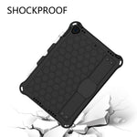 Honeycomb tekstur EVA hybrid skal til tablet med skulderrem til iPad 10.2 (2021)/(2020)/(2019)/iPad Pro 10.5-tommer (2017)/iPad Air 10.5 tommer (2019)