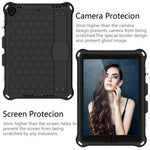 Honeycomb tekstur EVA hybrid skal til tablet med skulderrem til iPad 10.2 (2021)/(2020)/(2019)/iPad Pro 10.5-tommer (2017)/iPad Air 10.5 tommer (2019)
