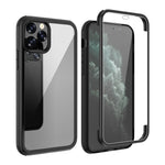 Double Sided Tempered Glass + TPU Hybrid Case for iPhone 11 Pro 5.8 inch
