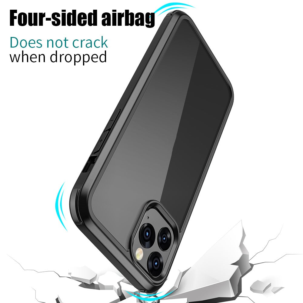Double Sided Tempered Glass + TPU Hybrid Case for iPhone 11 Pro 5.8 inch