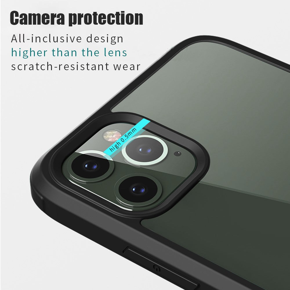 Double Sided Tempered Glass + TPU Hybrid Case for iPhone 11 Pro 5.8 inch