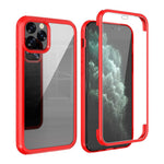 Double Sided Tempered Glass + TPU Hybrid Case for iPhone 11 Pro 5.8 inch