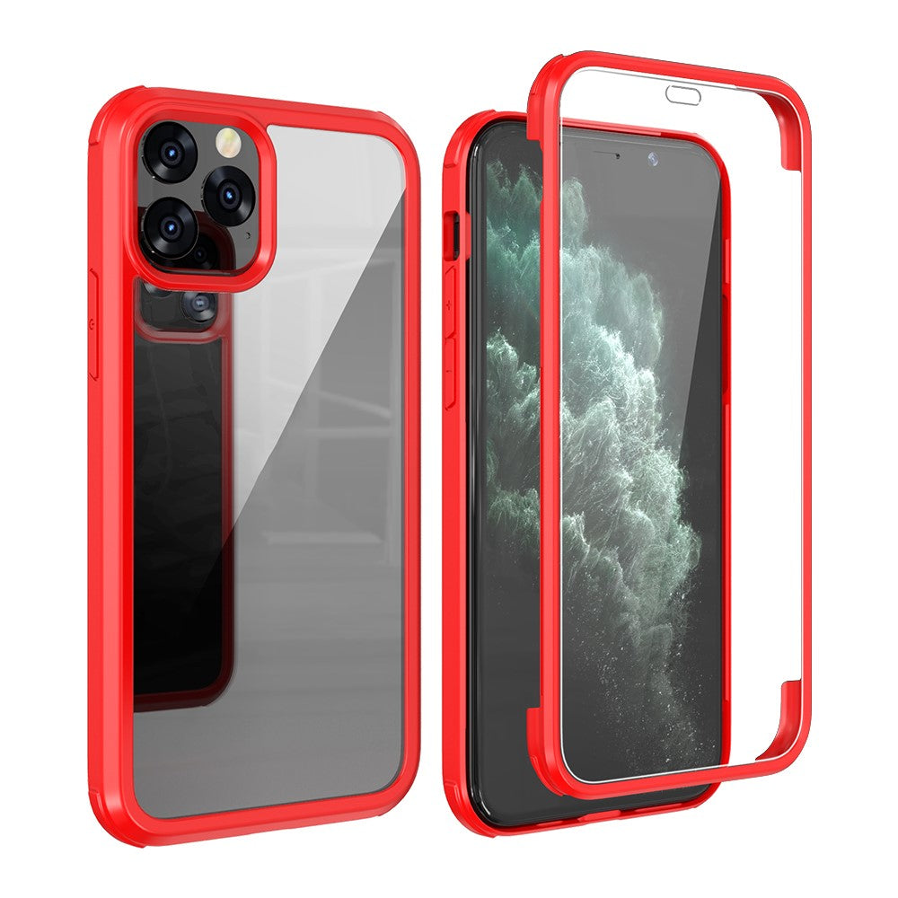 Double Sided Tempered Glass + TPU Hybrid Case for iPhone 11 Pro 5.8 inch