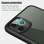 Härdat glas (fram och bak) + TPU-ramfodral för iPhone 11 Pro Max 6.5 tum