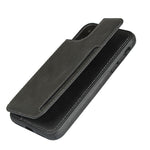 PU-läder + PC-fodral med korthållare för iPhone 11 6,1 tum