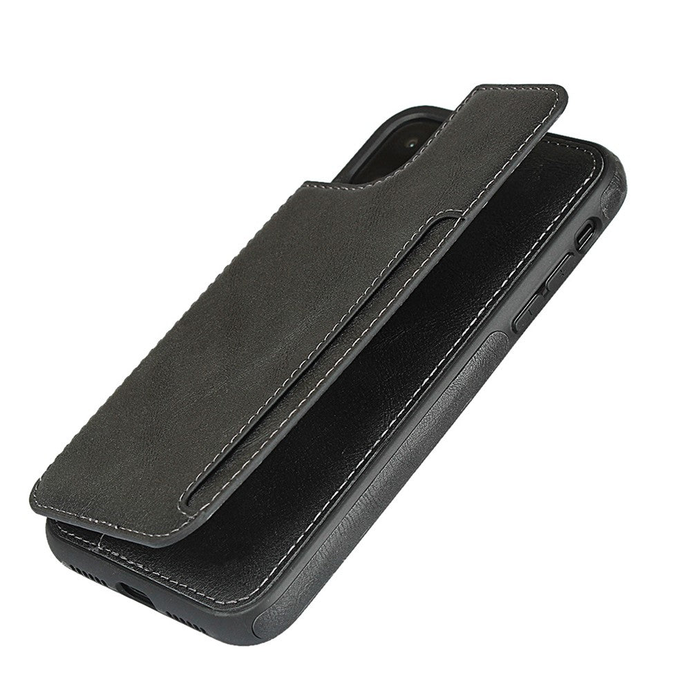 PU-läder + PC-fodral med korthållare för iPhone 11 6,1 tum