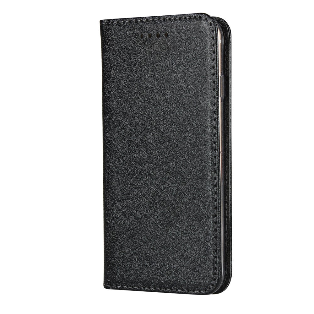 For iPhone 7 / 8 / SE (2020) / SE (2022) 4.7 inch Silk Texture Leather Wallet Stand Phone Case Cover