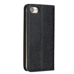For iPhone 7 / 8 / SE (2020) / SE (2022) 4.7 inch Silk Texture Leather Wallet Stand Phone Case Cover