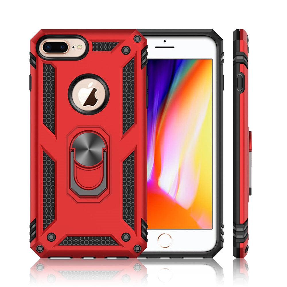 Hybrid PC TPU Kickstand Armor Style Phone Case for iPhone 6 Plus/7 Plus/8 Plus 5.5 inch