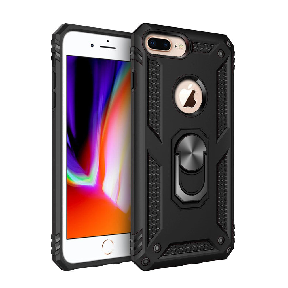 Hybrid PC TPU Kickstand Armor Style Phone Case for iPhone 6 Plus/7 Plus/8 Plus 5.5 inch