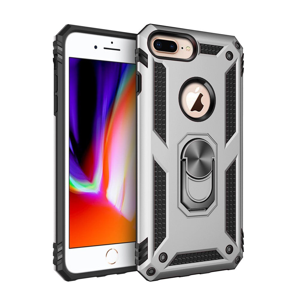 Hybrid PC TPU Kickstand Armor Style Phone Case for iPhone 6 Plus/7 Plus/8 Plus 5.5 inch