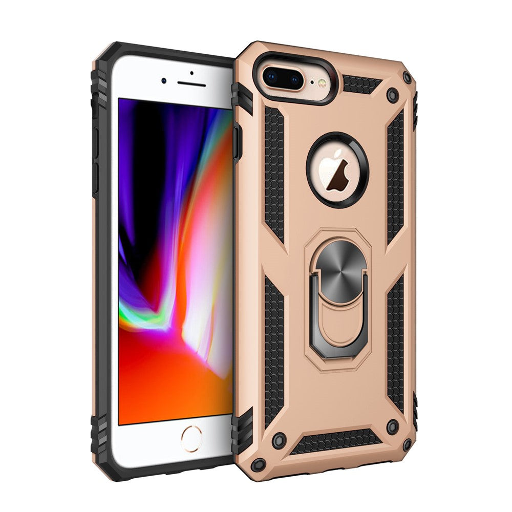 Hybrid PC TPU Kickstand Armor Style Phone Case for iPhone 6 Plus/7 Plus/8 Plus 5.5 inch