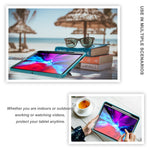 360° Swivel Kickstand PC + TPU Tablet Case with Pen Slot and Hand Strap for iPad Pro 12.9 (2020) / (2018)