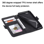 Retro Splicing PU Leather Wallet Magnetic Phone Cover for iPhone 8 / 7 / SE (2020) /SE (2022) 4.7 inch
