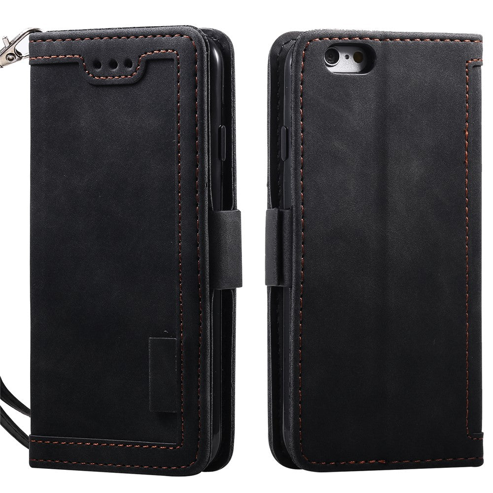 Retro Splicing PU Leather Wallet Magnetic Phone Cover for iPhone 8 / 7 / SE (2020) /SE (2022) 4.7 inch