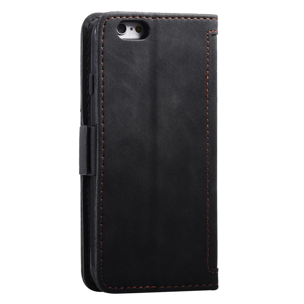Retro Splicing PU Leather Wallet Magnetic Phone Cover for iPhone 8 / 7 / SE (2020) /SE (2022) 4.7 inch