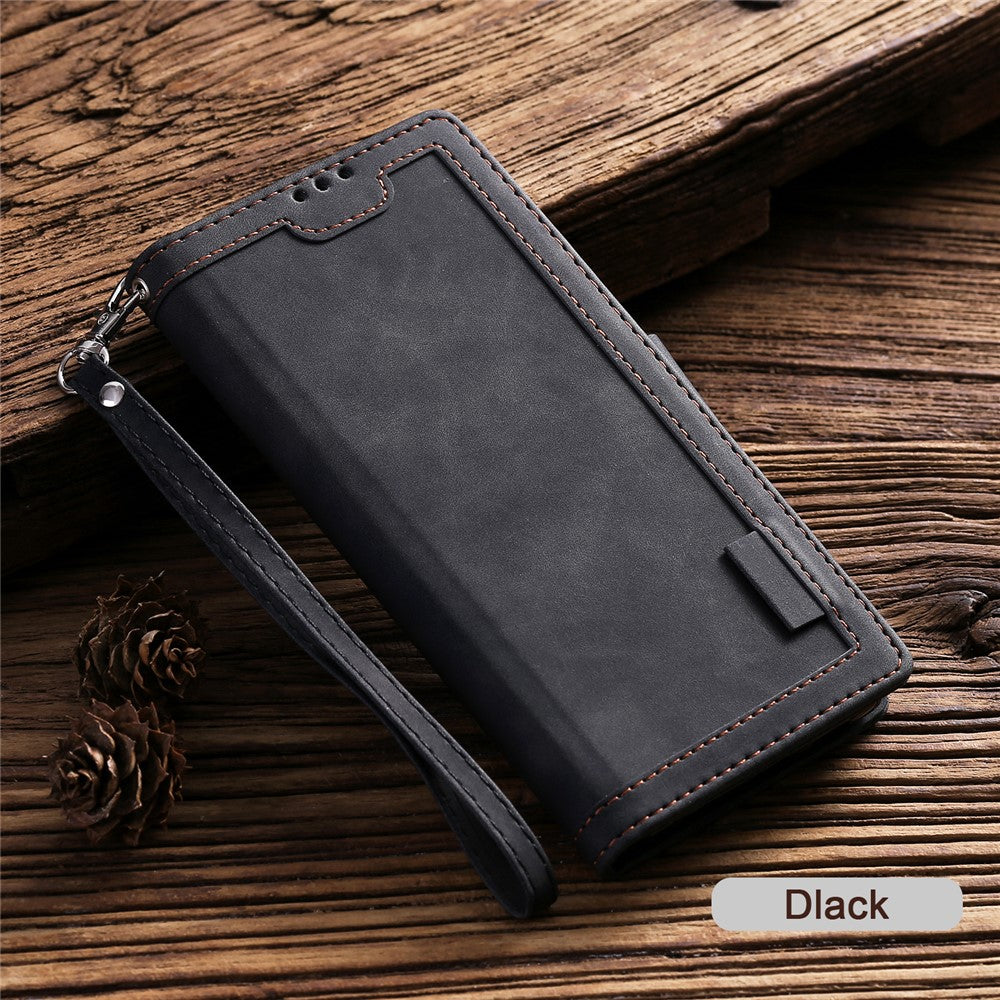 Retro Splicing PU Leather Wallet Magnetic Phone Cover for iPhone 8 / 7 / SE (2020) /SE (2022) 4.7 inch