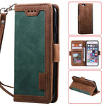 Retro Splicing PU Leather Wallet Magnetic Phone Cover for iPhone 8 / 7 / SE (2020) /SE (2022) 4.7 inch