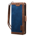 Retro Splicing Style Wallet Stand Leather Phone Case for iPhone 11 6.1 inch
