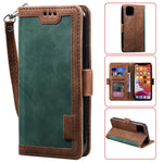 Retro Splicing Style Wallet Stand Leather Phone Case for iPhone 11 6.1 inch